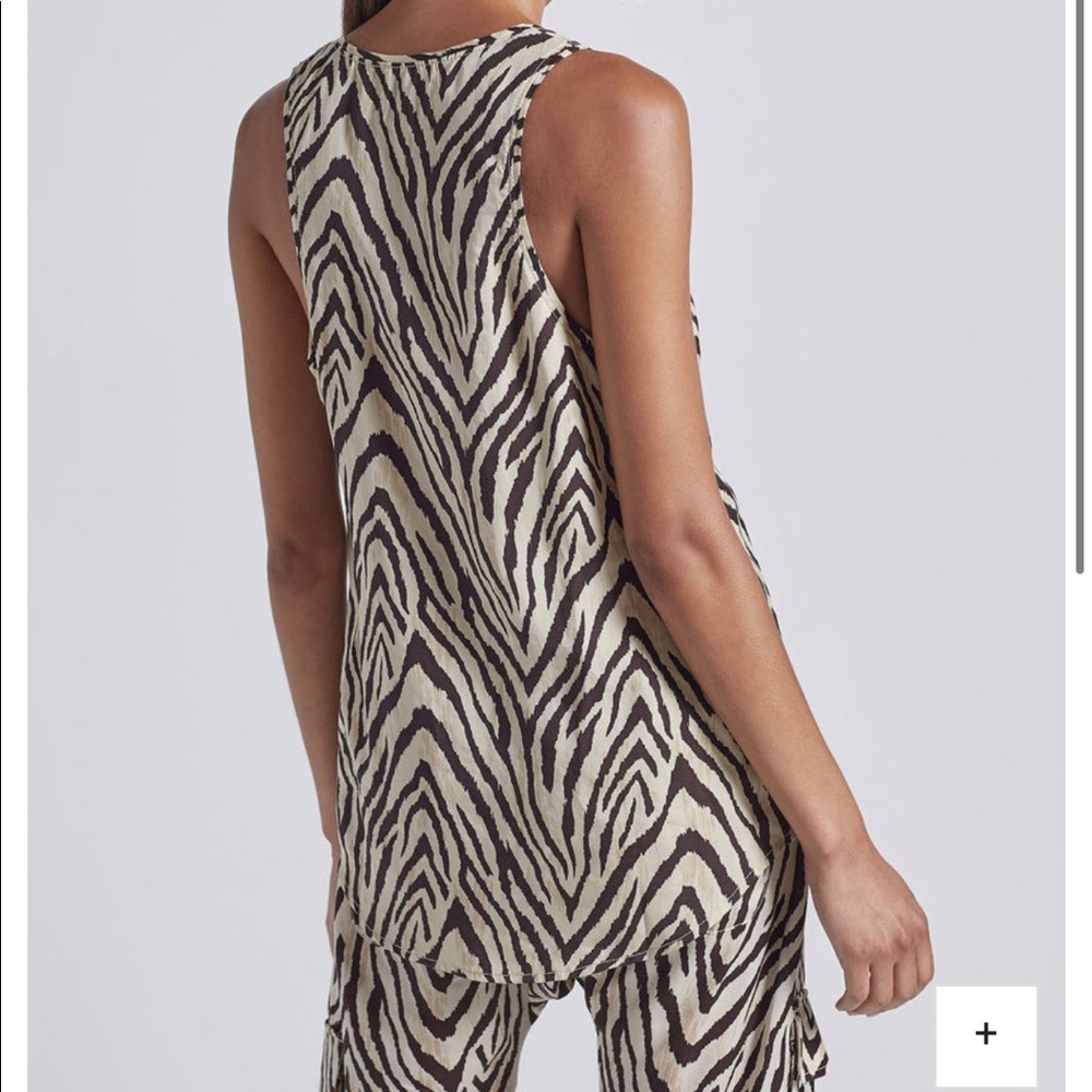 Current/Elliott Zebra Pattern Tank - Picture 4 of 4